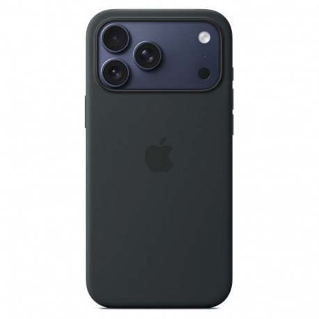 "Silikon Case iPhone 17 Pro Max mit MagSafe (schwarz)"