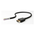"Goobay 1m Ultra High-Speed HDMI™-Kabel 2.1 mit Ethernet 8K@60Hz, 48 Gbit/s, 3D"