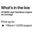 HP tindikassett 963XL originaal suure mahuga, must
