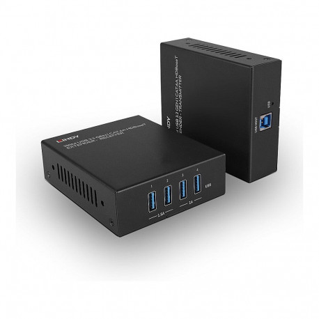 LINDY pikendi USB 3.2 Gen 1 Cat.6A HDBaseT 100m