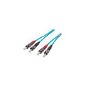 "EFB Duplex Patchkabel ST-ST OM3 15m LSZH 3mm aqua"