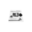 "Wandmontage Server Rack mit Fachboden - 4HE - Anpassbar von 30,5 cm - 45,7cm"