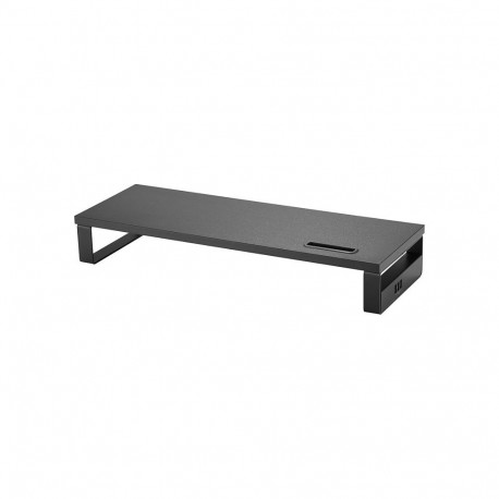 "Equip Monitortischerhöhung 3xUSB2.0/Handyhalter 15Kg schwarz retail"