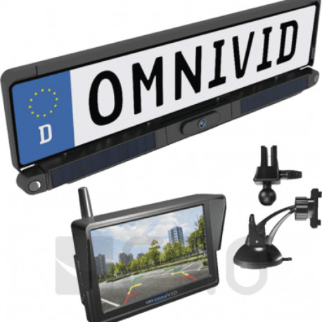 omniVID Solar6 Kabelloses Solar-Rückfahrvideosystem