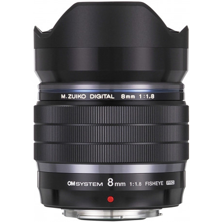 OM SYSTEM M.Zuiko Digital ED 8mm f/1.8 Fisheye Pro lens, black