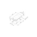 Ceramic hob Pyramis black