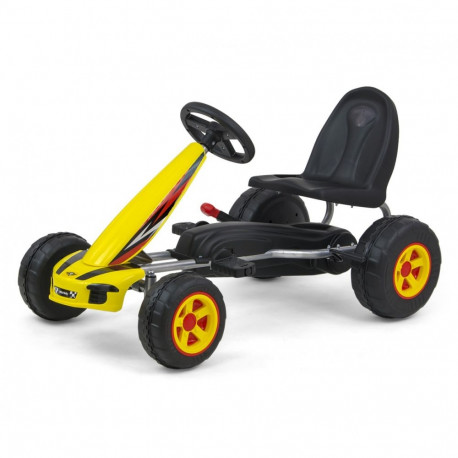 Milly Mally pedaalkart Viper, kollane