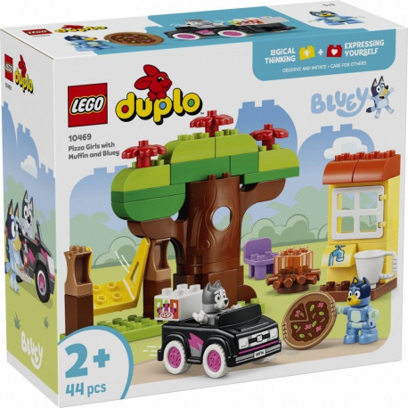 Blocks DUPLO Bluey 10469 Pizza Girls with Muffin and Bluey