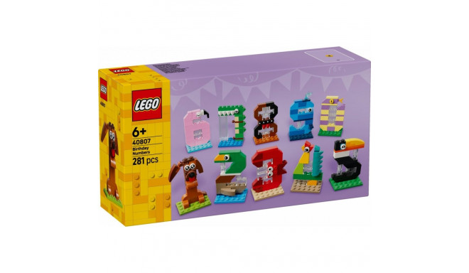 LEGO sünnipäevanumbrid 40807 Iconic