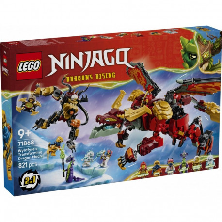 Ninjago 71868 Wyldfyres Transforming Dragon Mech Blocks