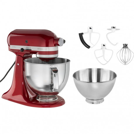 KitchenAid köögikombain Artisan 4,8L (5KSM175PSECA), õunapunane