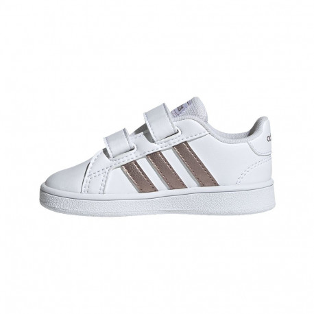 Vabaajajalatsid adidas GRAND COURT I valge/pronks