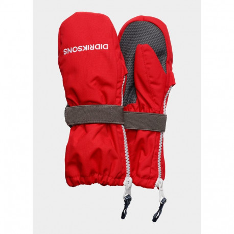 Kindad Didriksons Biggles Zip Mitten punane