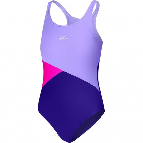 Ujumistrikoo Aqua-Speed Pola roosa/lilla/tumesinine