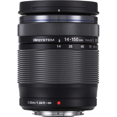 OM SYSTEM M.Zuiko Digital ED 14-150mm f/4.0-5.6 II lens, black