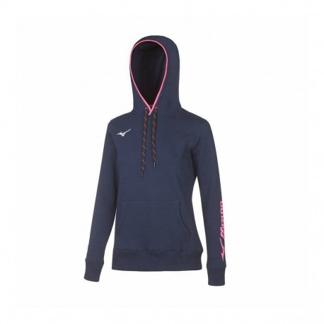 Dressipluus Mizuno Wom Sweat Hoodie tumesinine