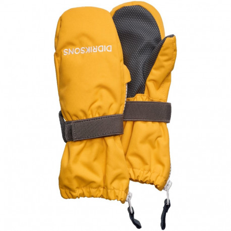 Kindad Didriksons Biggles Zip Mitten kollane