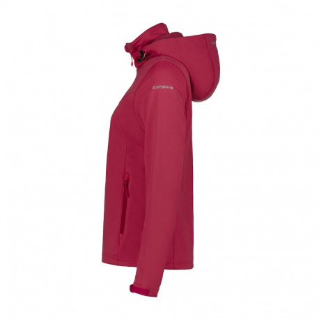 Softshell Icepeak Boise tumepunane