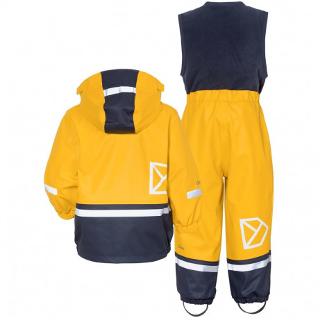 Vihmariiete komplekt Didriksons Boardman Kids Set kollane