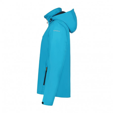 Softshell Icepeak Biggs helesinine/must