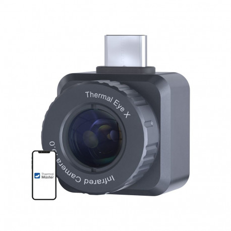 Thermal Camera - Thermal Master X2 USB-C Mini, 512×384 Resolution, 15x Zoom, 50 Hz Refresh Rate, Bla