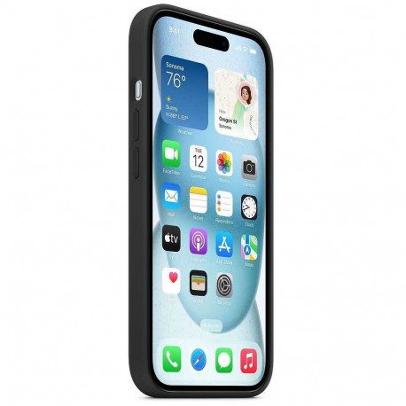 Apple "Silicone Case with MagSafe iPhone 15 Plus (MT103ZM/A)" Black