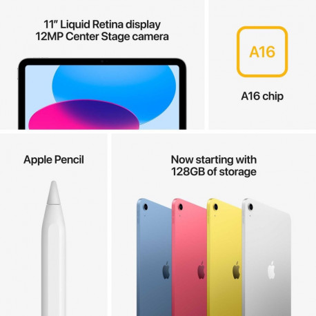Apple iPad 11th Gen A16 256GB Wi-Fi Yellow MD4J4HC/A