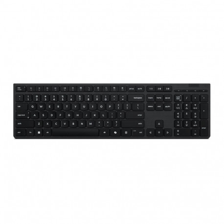 Lenovo Professional Wireless Rechargeable Keyboard | Keyboard | Wireless | Bluetooth | Nordic | Grey