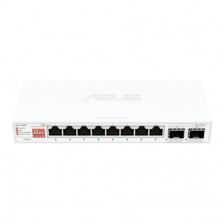 Asus | QG-U1080 | 8-Port 2.5G and 2-Port 10G SFP+ Switch | Unmanaged | Desktop | SFP+ ports quantity