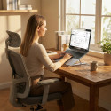 Wozinsky WDCX-X8S Foldable Adjustable Laptop Stand - Silver
