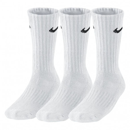Nike sokid SX4508 101 puuvillased keskmise säärega 3 paari, valged