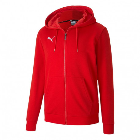 Bluza męska Puma teamGOAL 23 Casuals Hooded Jacket czerwona 656708 01