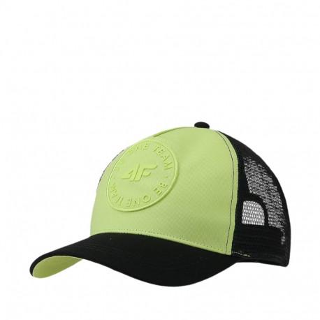 Czapka z daszkiem dla dzieci 4F U389 soczysta zieleń 4FJWSS25ACABU389 45S