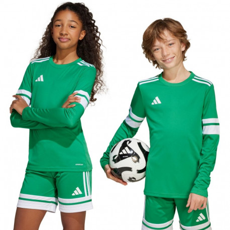 Adidas laste särk Squadra 25 JN7491 pikkade varrukatega, roheline