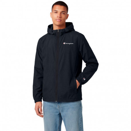 Kurtka męska Champion Windbreaker czarna 222272 KK001