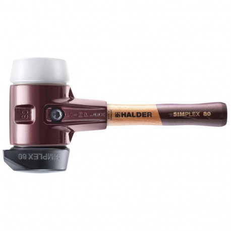Halder SIMPLEX soft-face mallet 80 Rubber / Superplastic