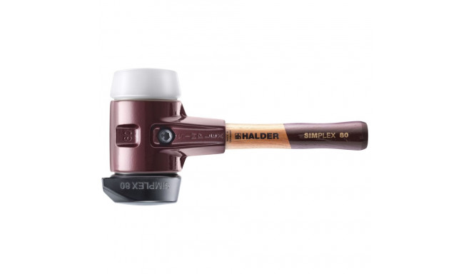 Halder SIMPLEX soft-face mallet 80 Rubber / Superplastic