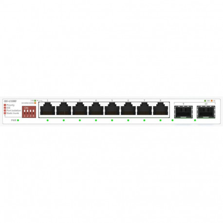ASUS QG-U1080 Unmanaged Switch 8x 2.5G Ethernet  2x 10G SFP+ (4711387868720)