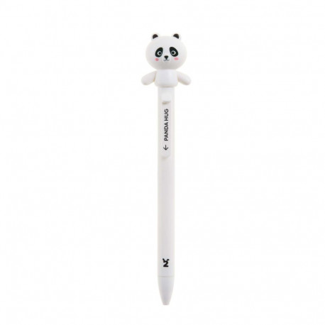 Pastapliiats 0,7mm Panda Hug Attach B2F must südamik Miquelrius