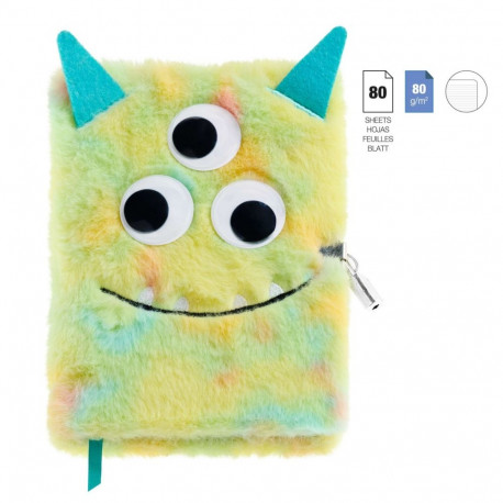 Salapäevik lukuga Fluffy Monster B2F Miquelrius