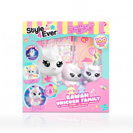 STYLE 4 EVER DIY lamp set Unicorn Family