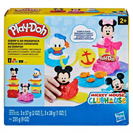 PLAY-DOH playset Disney Jr Stamp And Go Megapack
