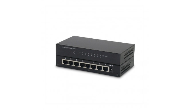 "ROLINE Gigabit Ethernet Switch, 8 Ports"