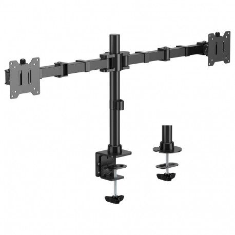 "Equip Tischhalterung 17""-35""/2TFT 360° H.Leist. 20Kg schwarz"