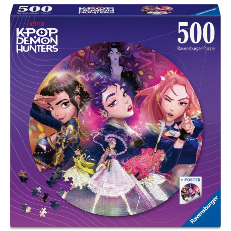 Ravensburger pusle 500 tk KPop Demon Hunters postriga: KPop fännidele!