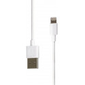 PremiumCord kaabel USB-A - Lightning 2m, valge