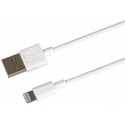 PremiumCord cable USB-A - Lightning 2m, white