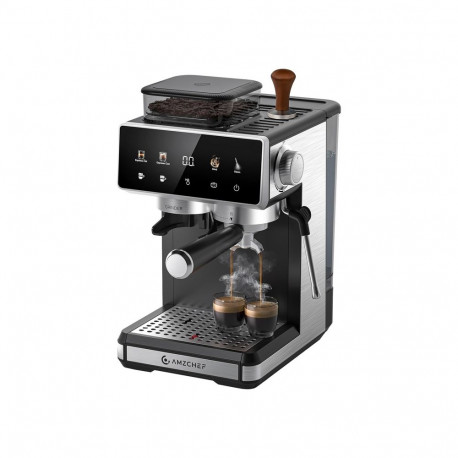 AMZCHEF CE-CM5560-SV Piston Coffee Maker (Silver)
