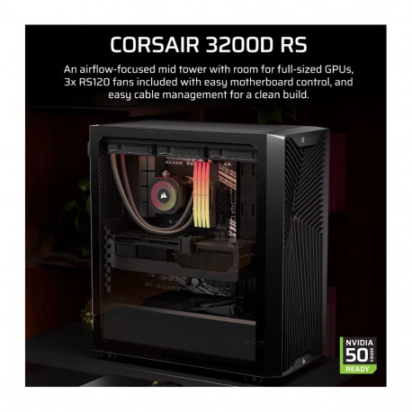 Corsair arvutikorpus 3200D RS Mid-Tower, must