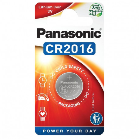Panasonic battery CR2016/1B 3V Lithium 90mAh 1pc